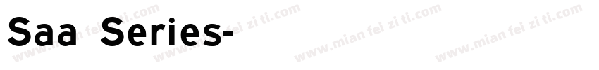 Saa Series字体转换